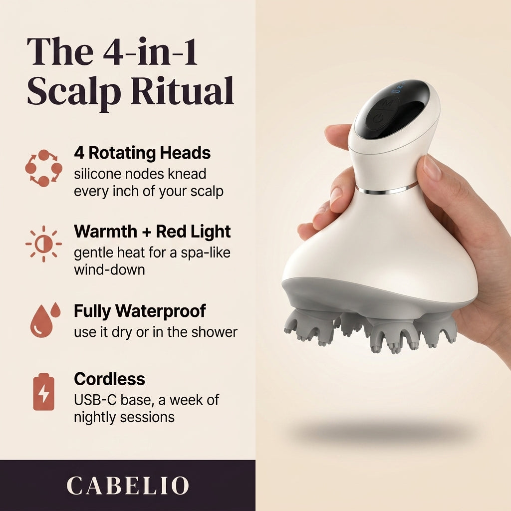 Cabelio Electric Scalp Massager