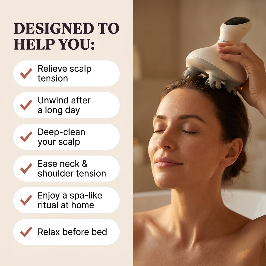 Cabelio Electric Scalp Massager